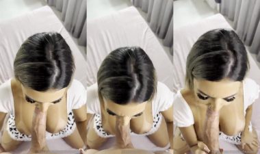 Bruna Iork pelada mamando e levando gozada