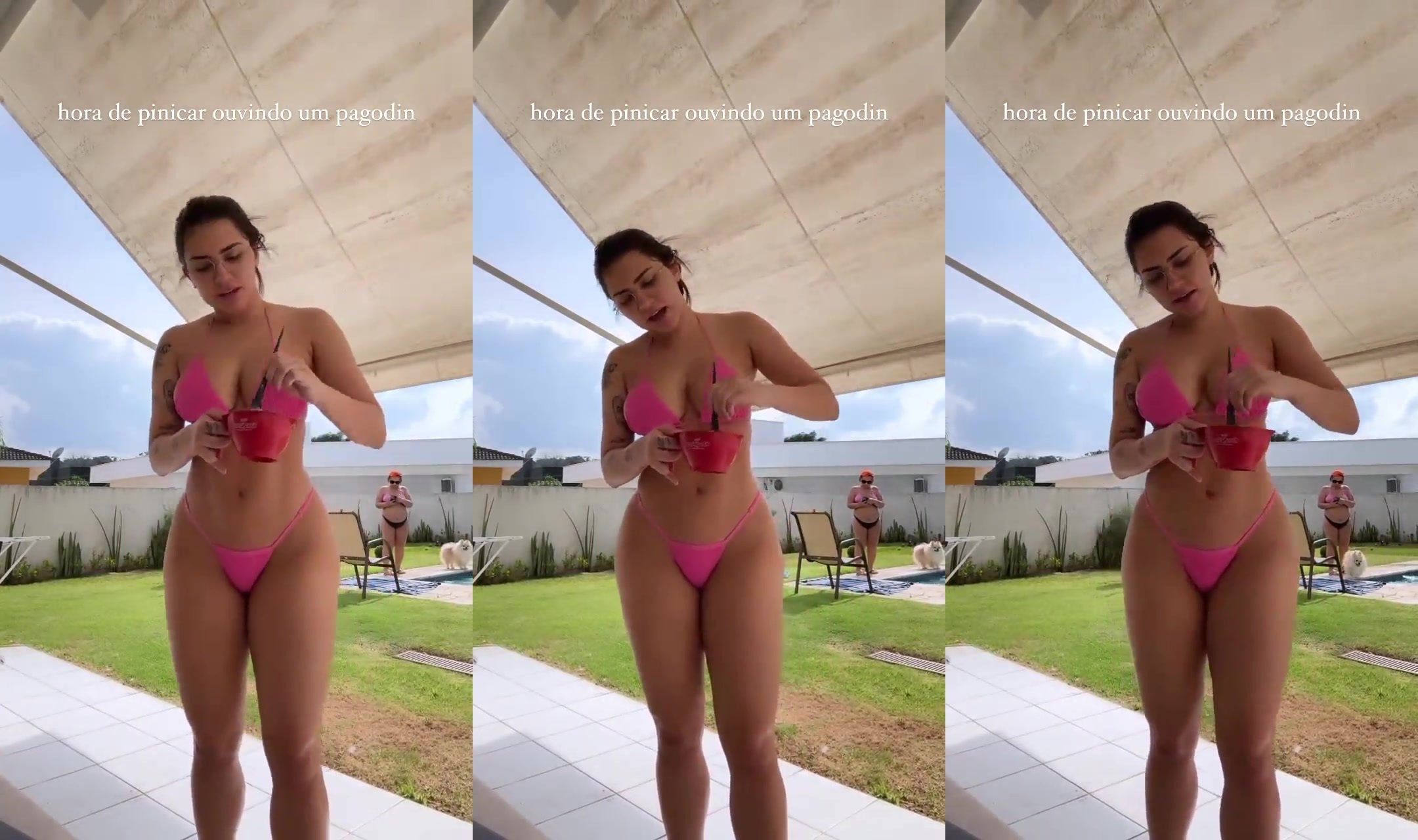 Tainá Costa in a revealing bikini