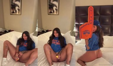 Fernanda Mota Farhat pelada bem gostosa se masturbando