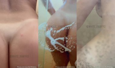 Kerolay Chaves nua no chuveiro rebolando a bunda