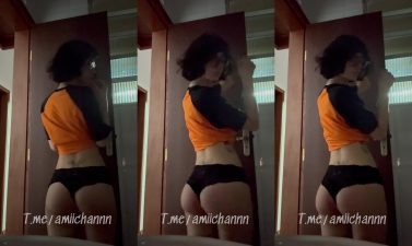 Vazado da AmiiChann mostrando os peitos deliciosos