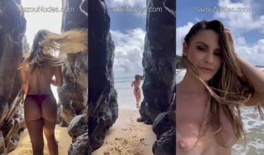 Vazou Aricia Silva Pelada Na Praia