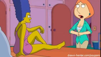Marge Simpsons e Lois Griffin – Family Guy Hentai Lesbico